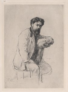 Portrait of Henri Rouart, 1875. Creator: Marcellin-Gilbert Desboutin.