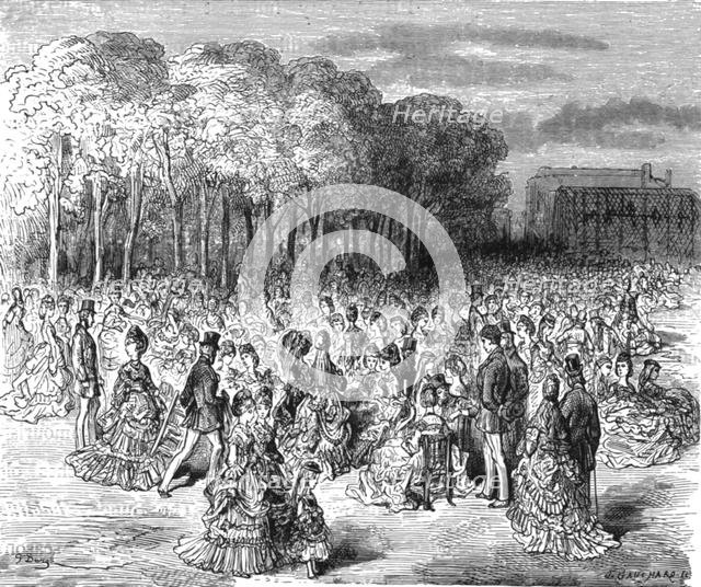 'Zoological Gardens - Sunday Promenade', 1872.  Creator: Gustave Doré.