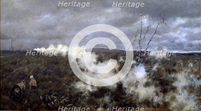 The train comes', 1880, by Giuseppe Nittis.