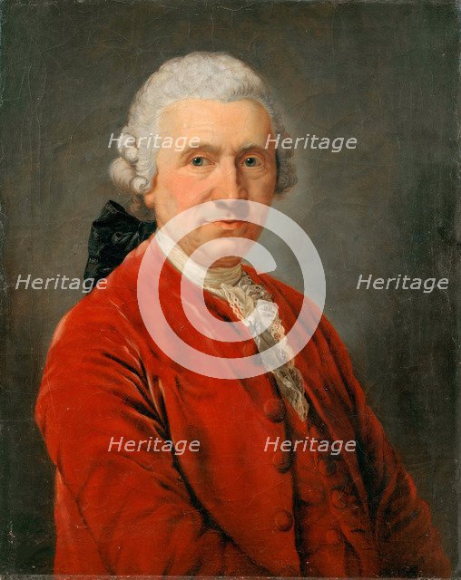 Portrait of the actor Conrad Ekhof (1720-1778), ca 1774. Creator: Graff, Anton (1736-1813).