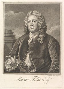 Martin Folkes, 1742. Creator: William Hogarth.