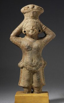 Female Figure Carrying a Basket, 1st century BCE-2nd century CE. Creator: Unknown.