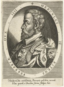 Ercole II d'Este (1508-1559), Duke of Ferrara, Modena and Reggio, ca. 1600. Artist: Custos, Dominicus (1560-1612)