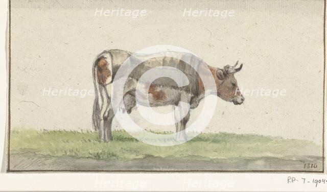 Standing cow, to the right, 1816. Creator: Jean Bernard.