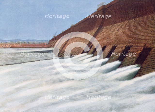 Aswan Dam, Egypt, 20th century. Artist: Unknown