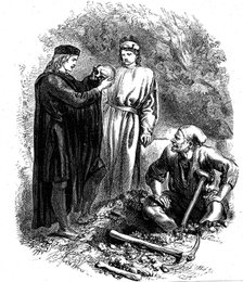 'Alas, poor Yorick! I knew him, Horatio', c1850. Artist: Unknown