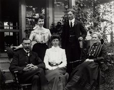 Untitled (Family of Five), c1900, printed 1980. Creator: Unknown.