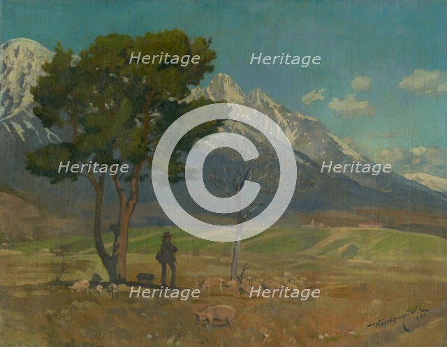 Pod Tatrami, 1921. Creator: Elemér Koszeghy.