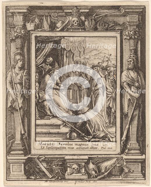 The Pope, 1651. Creator: Wenceslaus Hollar.