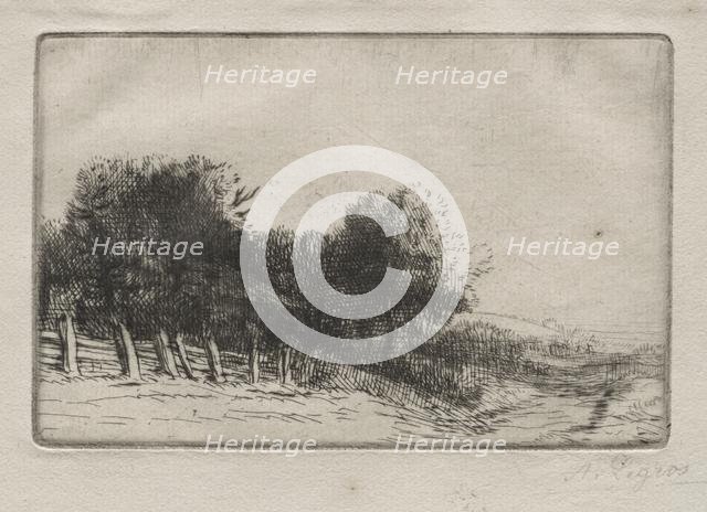 Landscape (Un Paysage). Creator: Alphonse Legros (French, 1837-1911).