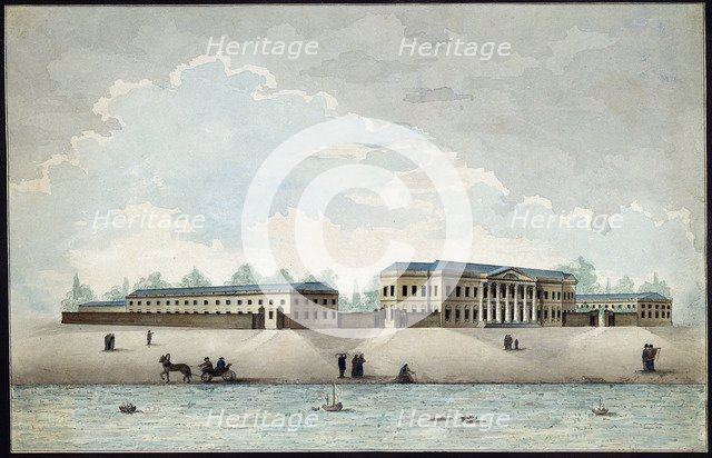 'The Pashkov House in Moscow', 1800s.  Artist: Antonio Canoppi