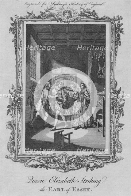 'Queen Elizabeth striking the Earl of Essex', 1773.