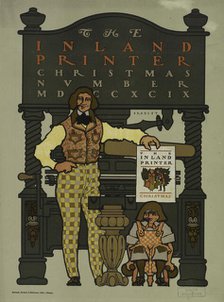 The inland printer. Christmas number MDCCXCIX, c1899 (?). Creator: William H Bradley.