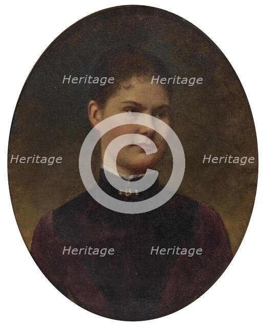 Portrait of Duchess Marie Amelie of Württemberg (1865-1883). Creator: Anonymous.