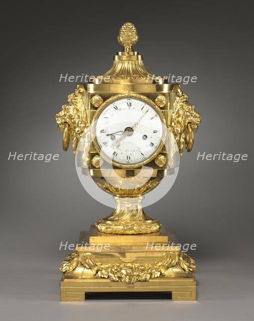 Clock, c. 1785. Creator: Robert Osmond (French, 1711-1789); Robert Robin (French, 1742-1799).