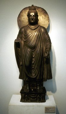 Statue of the Buddha, from Garvara, India, 2nd century. Artist: Unknown