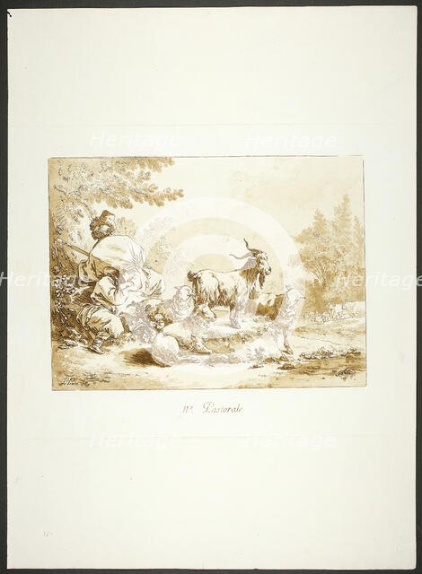 Second Pastoral, 1769. Creator: Jean Baptiste Le Prince.