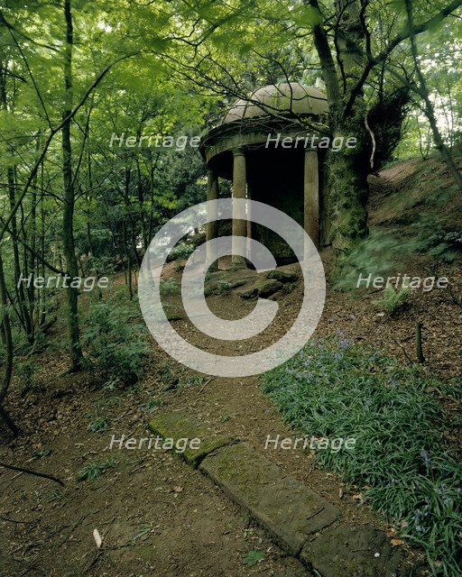 Classical temple rotunda, Badger Dingle, Badger, Shropshire, 1994. Artist: John Critchley