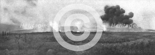 French Attack North of Hurtebise; Triggered assault waves of the 152nd... Creator: Unknown.