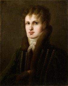 Portrait of Wlodzimierz Potocki, 1812. Creator: Jozef Brodowski.