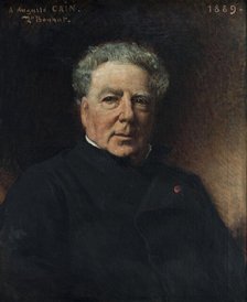 Portrait of Augustus Cain, 1889. Creator: Leon Joseph Florentin Bonnat.