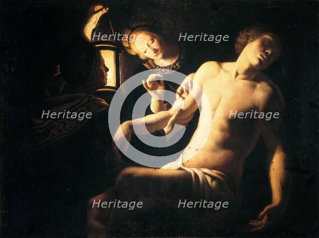 Saint Sebastian Tended by Saint Irene, 1620-1635 . Creator: Bigot, Trophime (1597-1650).