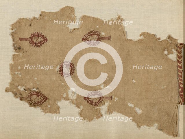 Fragment (Tunic), Egypt, Roman period (30 B.C.- 641 A.D.), 5th/6th century. Creator: Unknown.