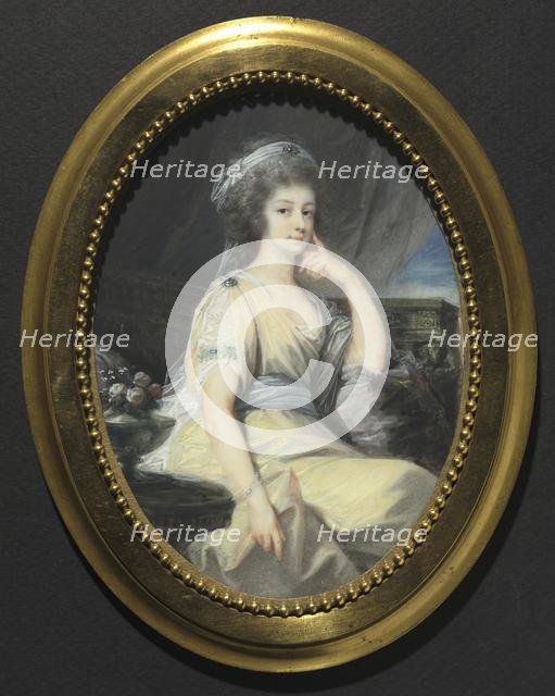 Portrait of Maria Wilhelmine, Countess Thun-Hohenstein, c. 1790. Creator: Heinrich Friedrich Füger (German, 1751-1818).