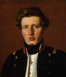 Valdemar Hjartvar Købke (1813-1893), the Artist's Brother, ca. 1838. Creator: Christen Købke.