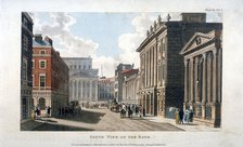 South view of the Bank of England, City of London, 1809. Artist: Anon