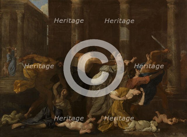 Le Massacre des Innocents, between 1626 and 1627. Creator: Nicolas Poussin.