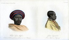 Abyssinian portraits, 1848. Artist: Unknown