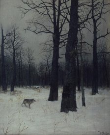 Forest in winter, 1885. Artist: Levitan, Isaak Ilyich (1860-1900)