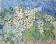 Branches de marronniers en fleur, 1890. Creator: Gogh, Vincent, van (1853-1890).