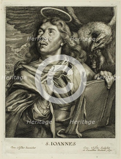 Saint John, n.d. Creator: Cornelis de Visscher.