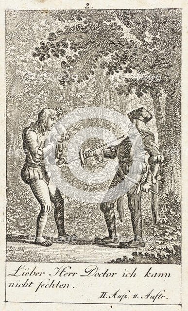 Plate 2 for Shakespeare's 'Macbeth', 1784. Creator: Daniel Nikolaus Chodowiecki.