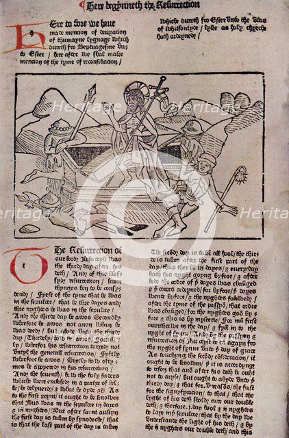 'The Resurrection', 1483, (1947). Creator: Unknown.