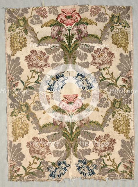 Length of Brocade Textile, 18th century. Creator: Unknown.