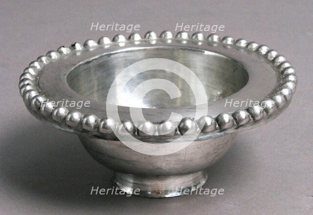 Bowl with Beaded Rim, Byzantine, 4th-5th century. Creator: Unknown.