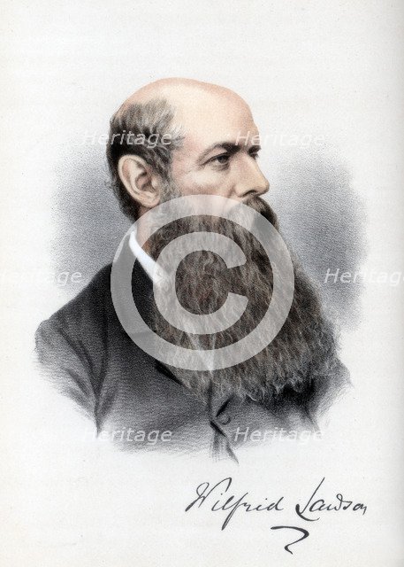 Sir Wilfrid Lawson, British politician and temperance campaigner, c1890.Artist: Cassell, Petter & Galpin