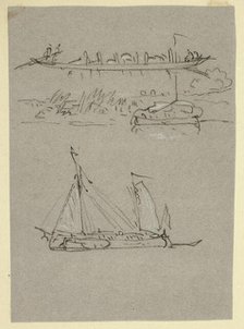 River Scenes, n.d. Creator: William Alfred Delamotte.