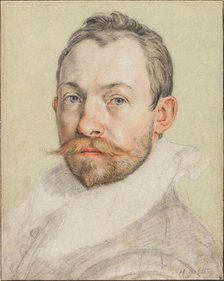 Self-Portrait, ca 1590. Creator: Goltzius, Hendrick (1558-1617).