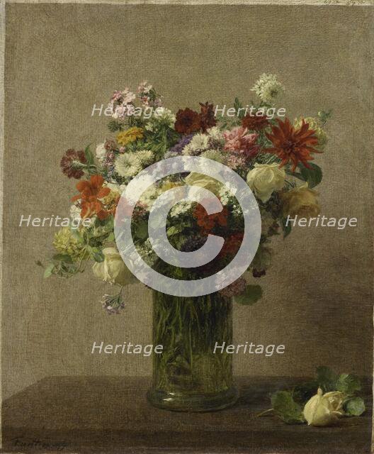 Flowers from Normandy, 1887. Creator: Henri Fantin-Latour.