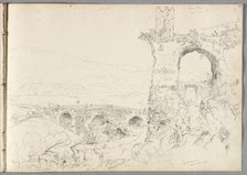 A View near Tivoli (Morning), 1832. Creator: Thomas Cole.