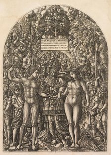 Marriage of Adam and Eve, 1555. Creator: Jean Duvet (French, 1485-1561).