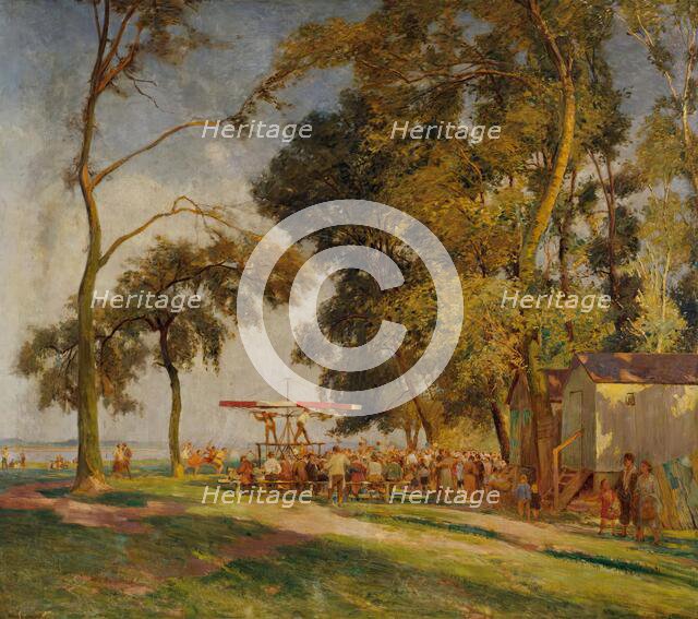 Sunday in the Lobau, 1925. Creator: Anton Hans Karlinsky.