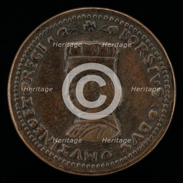 Borso d'Este, 1413-1471, Marquess of Ferrara 150, Duke of Modena..., c. 1475/1505. Creator: Unknown.