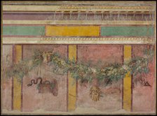 Wall painting from the west wall of Room L of the Villa of P. Fannius Synistor..., ca.50-40 B.C. Creator: Unknown.