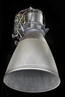 Rocket Engine, Liquid Fuel, Apollo Lunar Module Ascent Engine, 1969. Creator: Bell Aerosystems Company.