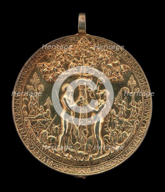 The Fall of Man [obverse], 1536. Creator: Reinhart, Hans.